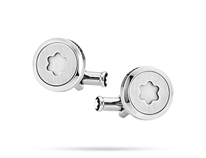 Запонки Montblanc нержавеющая сталь, отделка полирование и матирован  123799