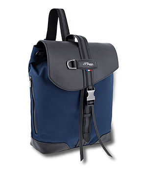 Рюкзак S.T. Dupont нейлон и черная мягкая яловичная кожа, застежка кл  173002