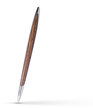 Шариковая ручка Pininfarina дерево грецкий орех, алюминий, в комплекте подстав  NPKRE01664