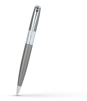 Шариковая ручка Pierre Cardin Baron, латунь, серебристая  PC2201BP