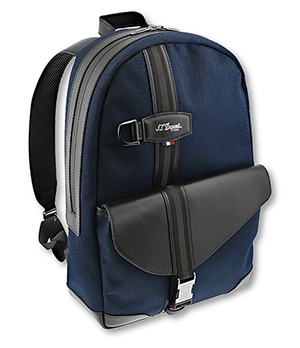 Рюкзак S.T. Dupont нейлон и черная мягкая кожа, застежка молния, 40 х  173010