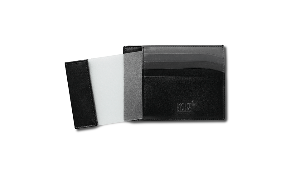 Визитница Montblanc 4810 Westside,  кожа, черный  126214 126214 