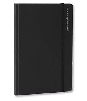 Тетрадь Pininfarina черная, бумага каменная  PNF1421RUBK