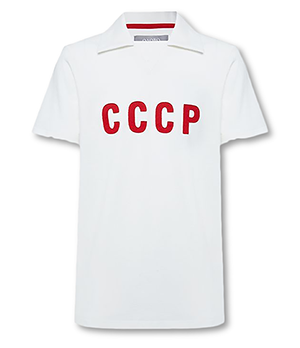 Поло СССР белое S OLOVO с коротким рукавом  POLO-WHITE-S