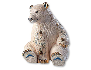 Статуэтка Белый медведь De Rosa   1032