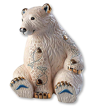 Статуэтка Белый медведь De Rosa   1032 Статуэтка Белый медведь De Rosa   1032