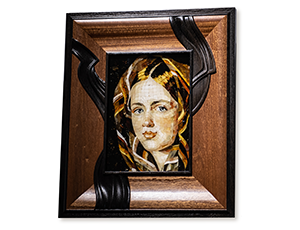 ПАННО «Девушка в клетчатом пла Мануфактура   EM-PAN-SHAWL