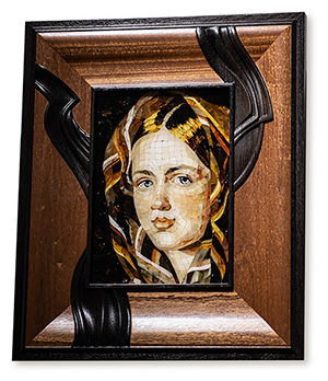 ПАННО «Девушка в клетчатом пла Мануфактура   EM-PAN-SHAWL ПАННО «Девушка в клетчатом пла Мануфактура   EM-PAN-SHAWL