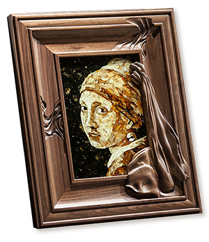 ПАННО «Девушка с жемчужной сер Мануфактура   EM-PAN-PEARL ПАННО «Девушка с жемчужной сер Мануфактура   EM-PAN-PEARL