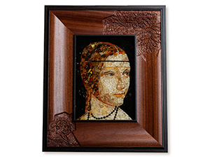 ПАННО «Дама с горностаем» Мануфактура   EM-PAN-ERMINE