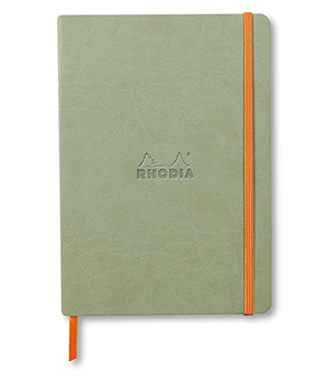 Записная книжка в мяг обложке Rhodia Rhodiarama А5 точка 90г св-зеленый  117441C Записная книжка в мяг обложке Rhodia Rhodiarama А5 точка 90г св-зеленый  117441C