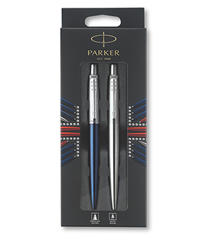 Набор Parker Parker Jotter London РШ синяя+РЧ сталь  2033156 Набор Parker Parker Jotter London РШ синяя+РЧ сталь  2033156