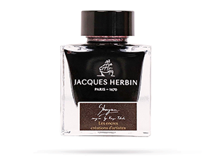 Чернила Herbin Herbin Prestige 50мл SHOGUN черный с блестками  13209JT