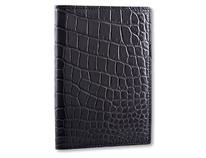 Обложка для паспорта Kansory с дополнительными отделениями крокодил т-сер/зел  A0952VE4