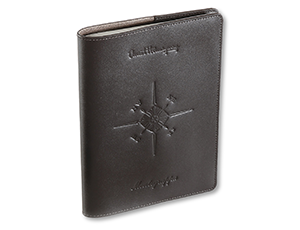 Обложка для ежедневника Montegrappa HEMINGWAY, формат А5, черная  IPHGLCLO