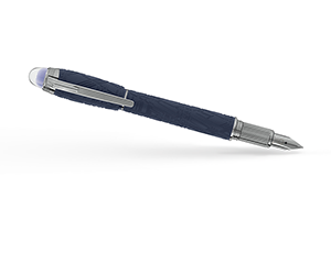 Перьевая ручка F Montblanc Starwalker SpaceBlue Resin  130210