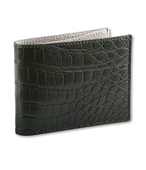 Бифолд из кожи крокодила Kansory   A0958Army45 Бифолд из кожи крокодила Kansory   A0958Army45