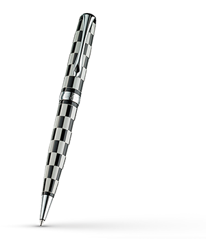 Шариковая ручка Diplomat Excellence A plus Rome black white  D40102040