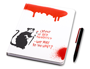 Набор Pininfarina Pininfarina Banksy Крыса:ручка+тетрадь  WRISEBSKRE