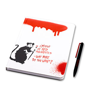 Набор Pininfarina Pininfarina Banksy Крыса:ручка+тетрадь  WRISEBSKRE