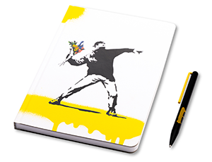 Набор Pininfarina Pininfarina Banksy Цветы:ручка+тетрадь  WRISEBSK