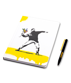 Набор Pininfarina Pininfarina Banksy Цветы:ручка+тетрадь  WRISEBSK