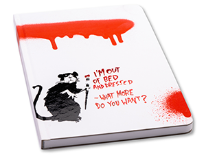 Тетрадь Pininfarina Banksy Крыса  PNF1421BSKRW