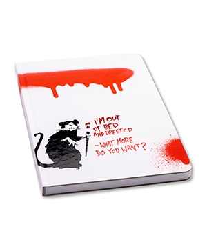 Тетрадь Pininfarina Banksy Крыса  PNF1421BSKRW