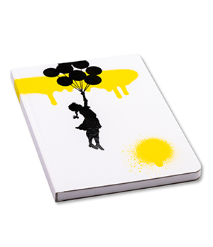 Тетрадь Pininfarina Banksy Улетающая девочка  PNF1421BSKBA