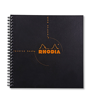 Блокнот Rhodia Rhodia Rhodia Classic Reverse Book на спирали 21х21, клет  193609C Блокнот Rhodia Rhodia Rhodia Classic Reverse Book на спирали 21х21, клет  193609C