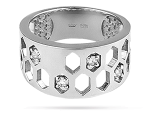 Кольцо Gourji Конструктивизм  DK-ARH-RIN-17.5