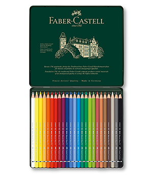 Набор карандашей акварельных Graf von Faber-Castell A.Durer 24 цвета метал.коробка  117524 Набор карандашей акварельных Graf von Faber-Castell A.Durer 24 цвета метал.коробка  117524