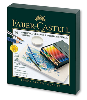 Набор карандашей акварельных Graf von Faber-Castell A.Durer 36 цвета студийная коробка  117538 Набор карандашей акварельных Graf von Faber-Castell A.Durer 36 цвета студийная коробка  117538