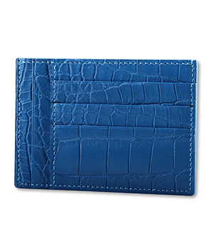 Чехол для  к/к большой Kansory крокодил т-голубой  A0918C45