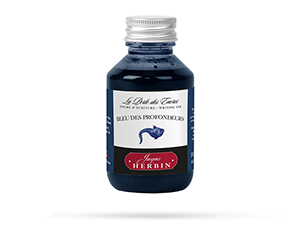 Чернила Herbin Herbin Prestige  100мл,Blue des profogeurs сине-че  17018T