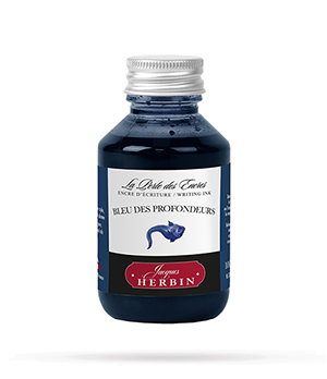Чернила Herbin Herbin Prestige  100мл,Blue des profogeurs сине-че  17018T Чернила Herbin Herbin Prestige  100мл,Blue des profogeurs сине-че  17018T