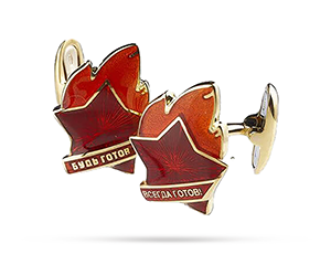 Запонки Gourji Всегда Готов  01Н050340ЭАЦ