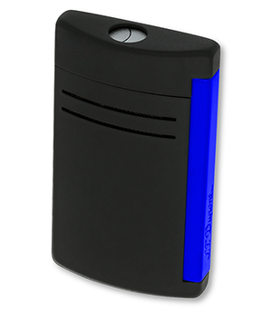 Зажигалка MAXIJET Fluo S.T. Dupont ярко-синий лак на клавише  20171