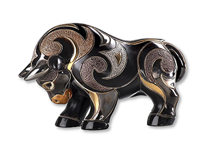 Статуэтка Черный бык De Rosa   1028B