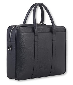 Сумка д/документов Gourji Башни Кремля черная 42х32х9  513226/BLK