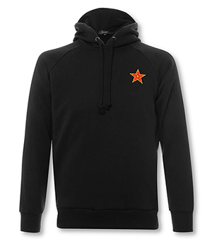 Толстовка с капюшоном Gourji Отличник черная XXL  822477-XXL