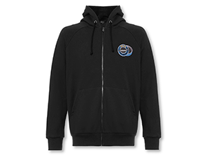 Толстовка на молнии Gourji Про питание черная M  822505-M