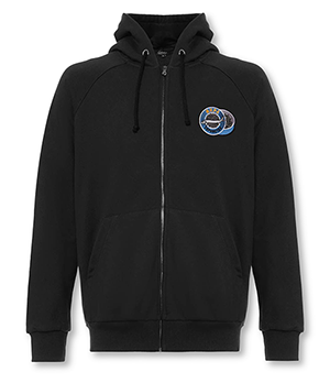 Толстовка на молнии Gourji Про питание черная M  822505-M