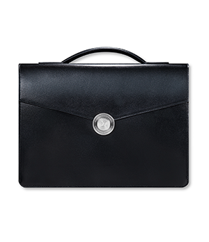 Портфель S.T. Dupont LINE  черный глянцевый,1+1/2 отделение  191128