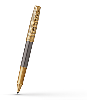 Чернильная ручка Parker Sonnet ARROW GT черная, 0,5мм  2201040