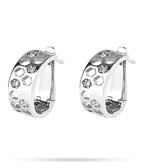 Серьги Gourji Конструктивизм СЕРЕБРО  DK-ARH-EAR