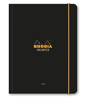 Записная книжка Rhodia Rhodia А5+ клетка 80г черная в мягкой обложке  118759С Записная книжка Rhodia Rhodia А5+ клетка 80г черная в мягкой обложке  118759С
