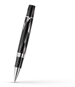 Чернильная ручка Montegrappa Экстра 1930 черно-белая  ISEXFRCH
