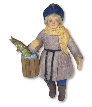 Ватная игрушка Новогодние игрушки Иван  ВИ18