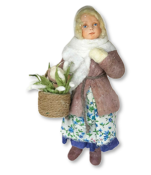 Ватная игрушка Новогодние игрушки Марушка  ВИ19